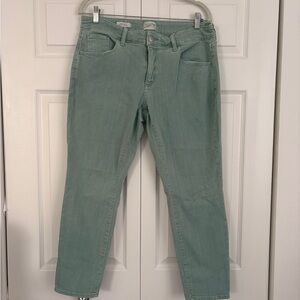 Women's Green Jeans